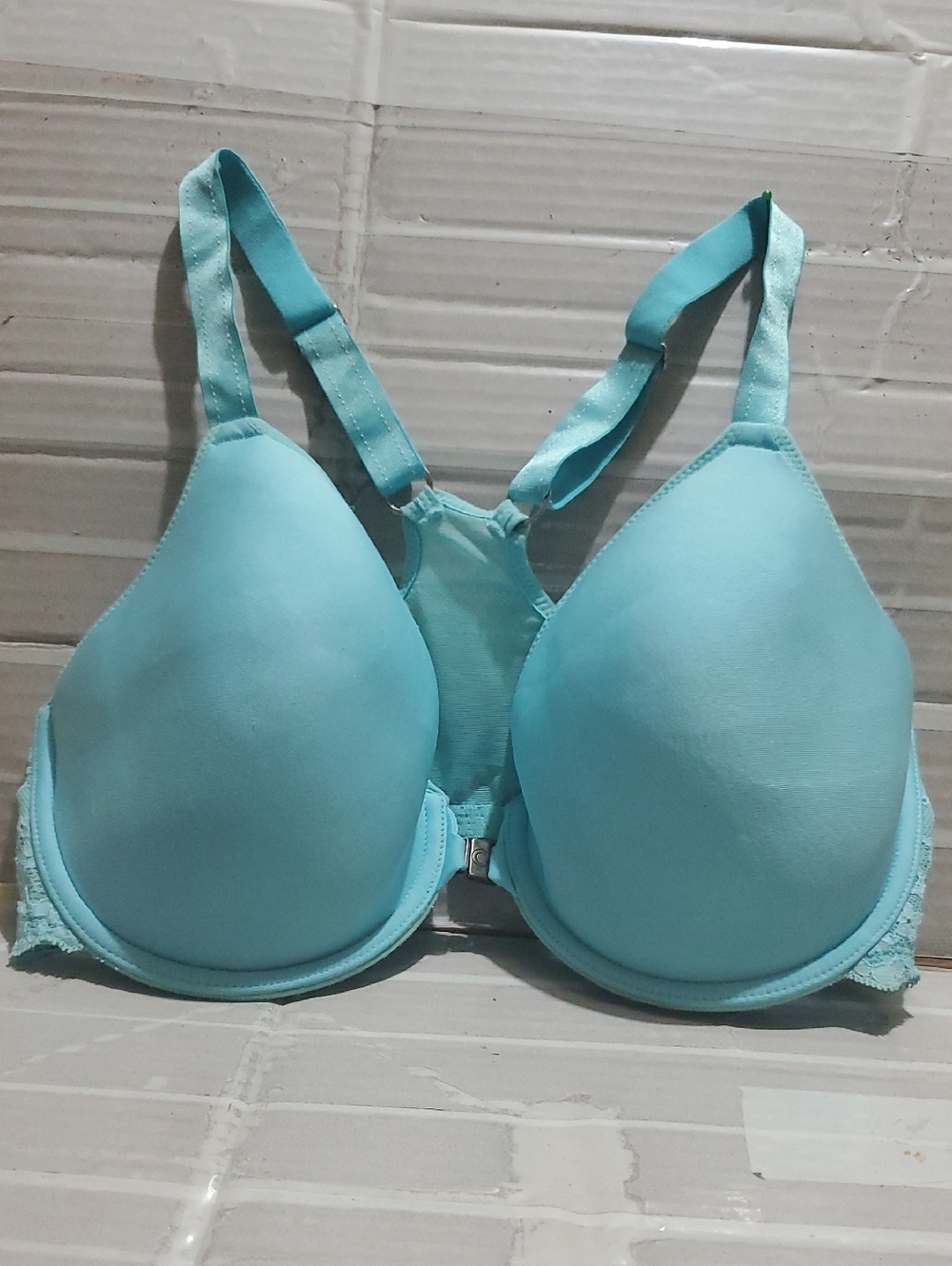 CHANTELLE Blue Underwired  Front Closure  T-Shirt Bra Size 36 DD